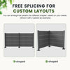 50" W x 49" H Outdoor Privacy Screen, Air Conditioner Fence