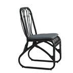 Outdoor Wicker Dining Chairs With Washable Cushions (Set of 2)