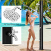 7.2 Feet Adjustable Outdoor Solar Heating Shower