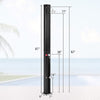 7.2 Feet Adjustable Outdoor Solar Heating Shower