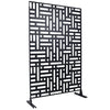 Decorative Freestanding Metal Privacy Screen For Indoor & Outdoor Use