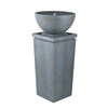 Zen Bowl Water Fountain, Outdoor Bird Feeder  2-sizes