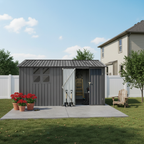 12 x 10 Ft Metal Garden Shed for Outdoor Storage