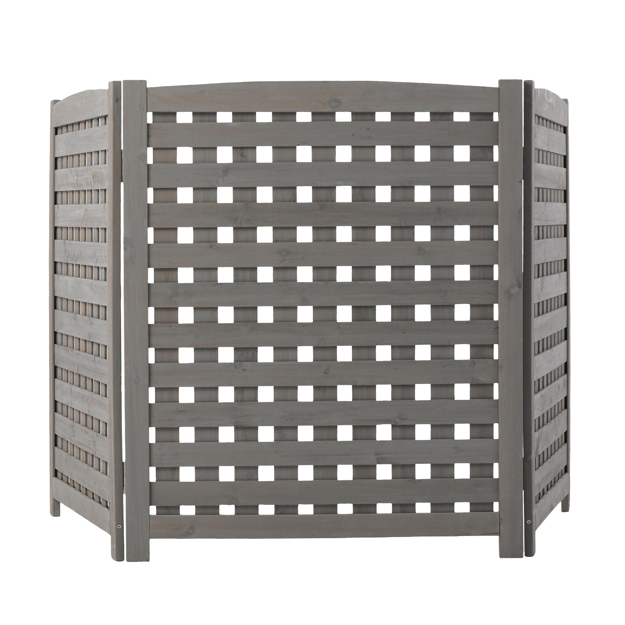 3 Panel Outdoor Air Conditioner Fence Screen