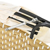 Outdoor Patio Round Rattan Daybed Sectional Beige Retractable Canopy