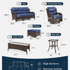 Luxury Outdoor Patio Furniture Set with Thick Cushions