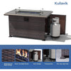 13 Piece Outdoor Patio Furniture Set with Fire Pit