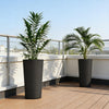 Set of 2 Stackable Large Flower Pots