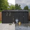 12 x 10 ft Metal Garden Shed