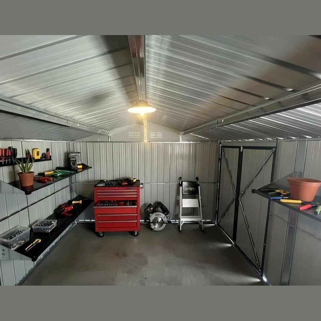 12 x 10 ft Metal Garden Shed