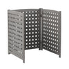 3 Panel Outdoor Air Conditioner Fence Screen