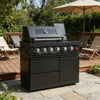 46-Inch 75300 BTU 6-Burners Deluxe Stainless Steel Gas Outdoor Barbecue Grill
