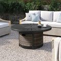 Cassara Resort - Propane Outdoor Fire Table - Brown