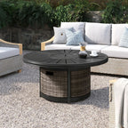 Cassara Resort - Propane Outdoor Fire Table - Brown