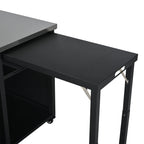 Foldable Outdoor Prep Station BBQ Cart Patio Dining Cart