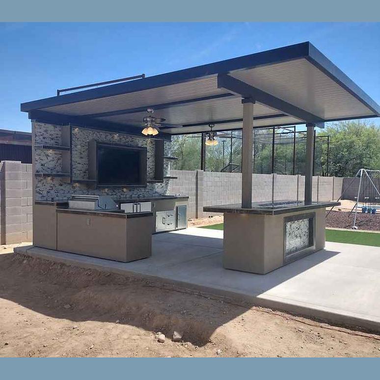 Montego Outdoor Kitchen BBQ Island - Stylish Built-In Grill Island for Patios