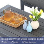 Modern Aluminum Outdoor Patio Furniture Set with Cushions