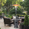 Outdoor Heater Propane Standing LP Gas Steel with Table