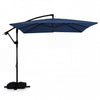 8 x 8 FT Offset Cantilever Patio Umbrella Square Hanging Outdoor Market Umbrella with 360¬∞ Rotation