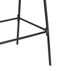 Ladd Outdoor Metal Wicker Barstool Set of 2