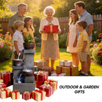 Tiered Cascading Jar Outdoor Fountain with LED Lights
