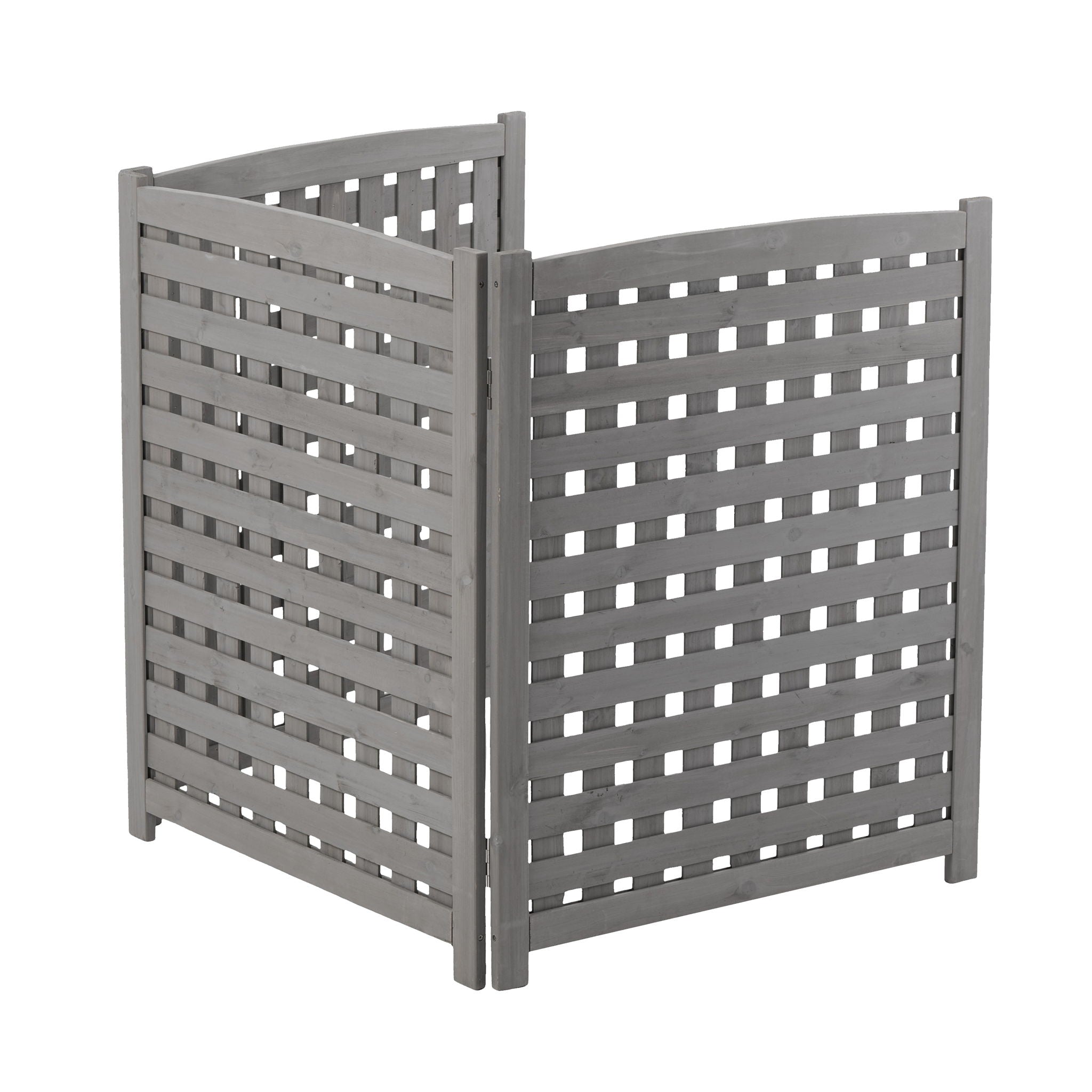 3 Panel Outdoor Air Conditioner Fence Screen