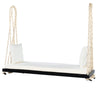 Patio Wooden Swing Chair Hanging Porch Swing Bench