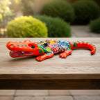 Large  Alligator | Mexican Handmade Ceramic Reptile Art