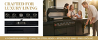 Deluxe Stainless Steel 6-Burner Outdoor Kitchen Grill