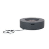 Modern Lightweight Concrete Outdoor Circular Fire Pit 50,000 BTU