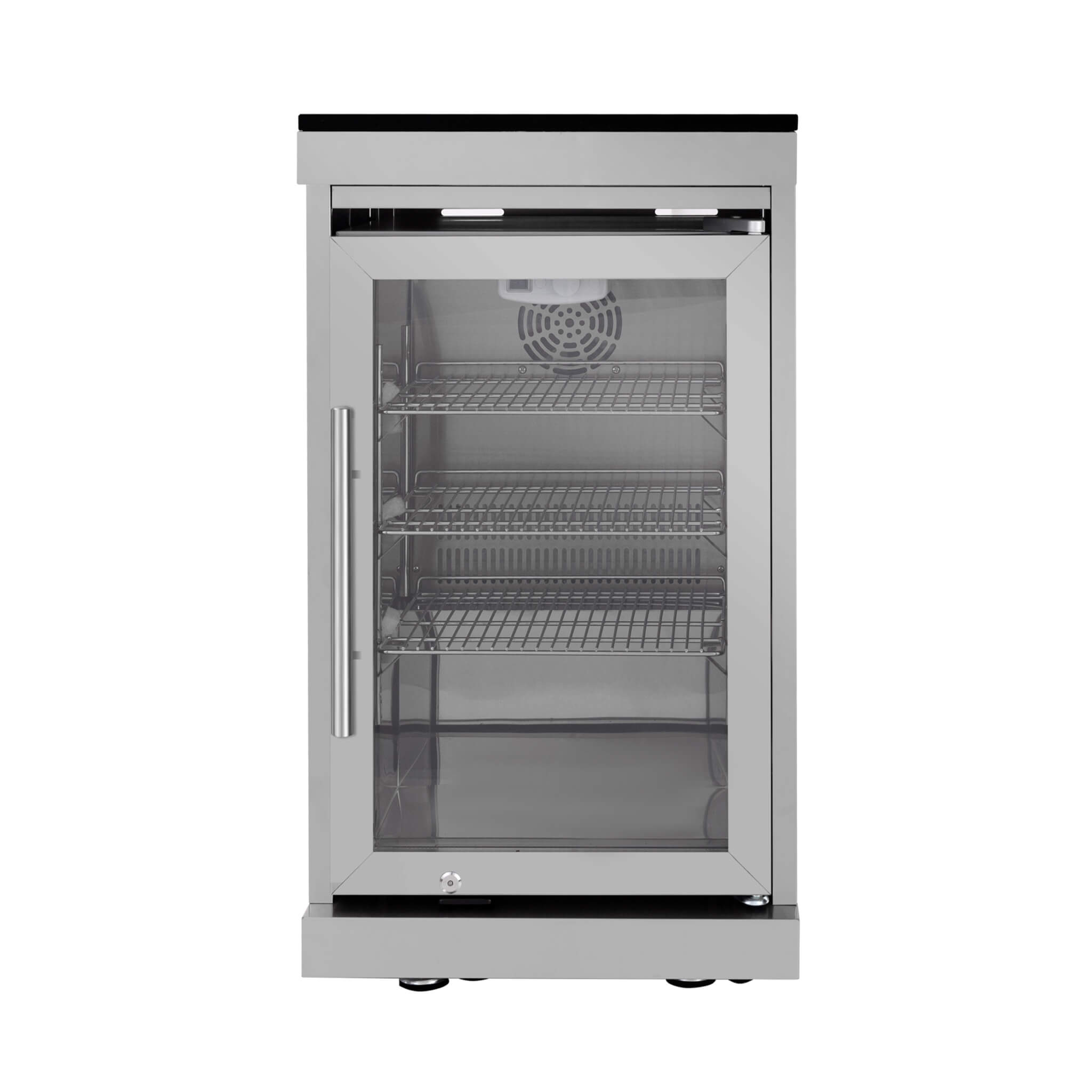 Astoria 94-Inch 6-Burner 85K BTU Outdoor Kitchen Grill Island With Wine Cooler, Rotisserie, Cabinets, And Granite Countertops
