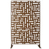 Decorative Freestanding Metal Privacy Screen For Indoor & Outdoor Use