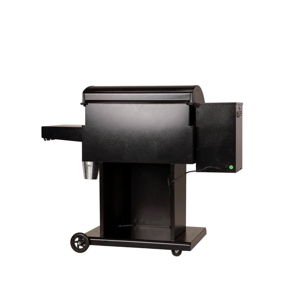USSC Grills - The Cumberland Wood Pellet Grill and Smoker in Black with Searing Grate
