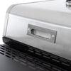 2+2 multifunctional gas barbecue grill and covered grill combination for outdoor cooking