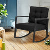 Patio Rattan Rocker Outdoor Glider Rocking Chair Cushion Lawn