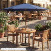 9 FT Patio Umbrella Outdoor Table Market Umbrella with 8 Sturdy Bamboo Ribs