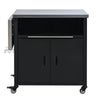 Foldable Outdoor Prep Station BBQ Cart Patio Dining Cart