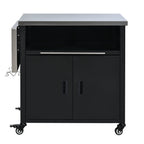 Foldable Outdoor Prep Station BBQ Cart Patio Dining Cart