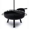 Cowboy Fire Pit 23-Inch - Open Fire Grill with Cooking Grate for Outdoor Cooking - Heavy Duty Open Grill