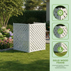 Outdoor 3 Panel Air Conditioner Fence Screen