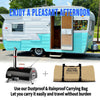 Black Pizza Oven Outdoor 12" Automatic Rotatable Pizza Oven