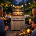 TrueFlame E-Series Stainless Steel Gas Freestanding Grill With Cart