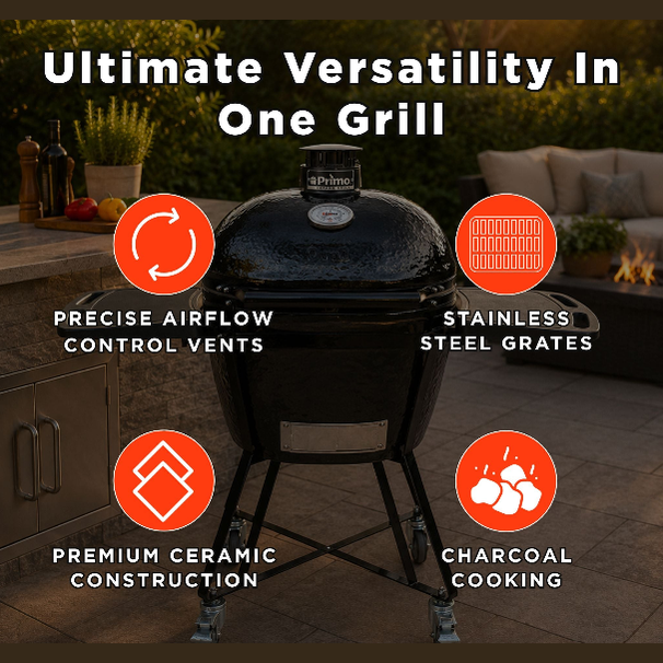 Oval XL 400 All-In-One Kamado Charcoal Grill