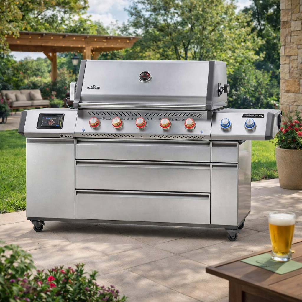 Elite Gas Grill with Smart Technology & Electric Smoker Box