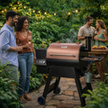 Wood Pellet Smoker Grill, 8 in 1 Grills for Outdoor Cooking