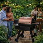 Wood Pellet Smoker Grill, 8 in 1 Grills for Outdoor Cooking
