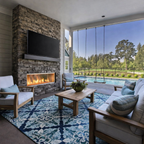 Lanai 60-Inch Single Sided Linear Outdoor Gas Fireplace Insert  [ODLANAIG-60]