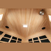 Blisspod, Vienna, Corner Spacious Far Infrared Sauna Canadian Hemlock Ultra Low EMF, 12 Heaters, 4-5 Persons