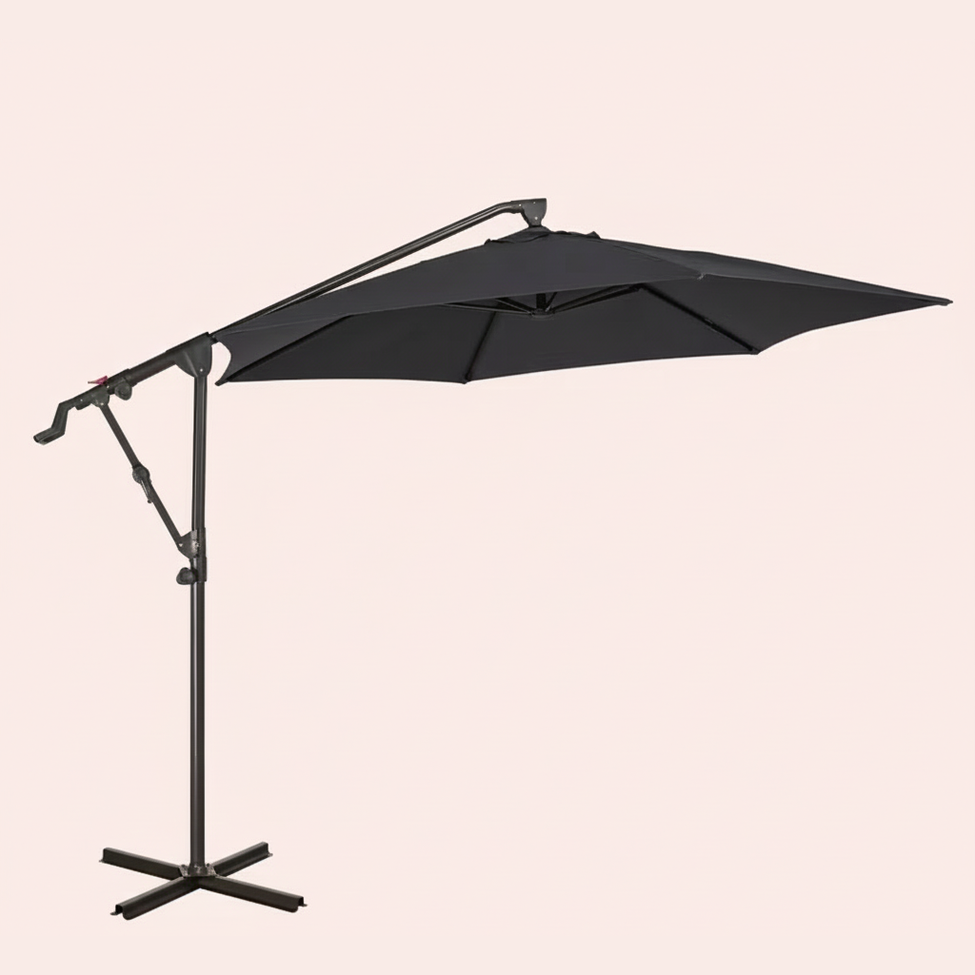 10 ft Cantilever Patio Umbrella with Crank
