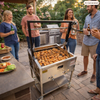 12-Gallon Commercial Outdoor Propane Deep Fryer With Cart